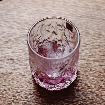 “正品”日本進口津輕初雪手工錘紋玻璃杯 威士忌酒杯烈酒杯 耐熱茶杯水杯