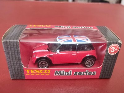 (火柴盒小車模)特易購tesco英國國旗塗裝mini cooper(A1074)