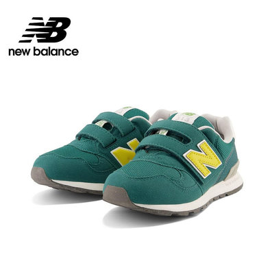 【New Balance】 NB 童鞋_中性_綠色_PO313JA-W楦 313 中童