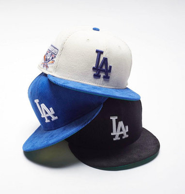 UNDEFEATED x Los Angeles Dodgers x New Era Corduroy 59FIFTY Fitted Cap 帽子。太陽選物社