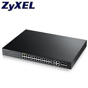 ◤全新品 含稅 免運費◢ (最新款V2出貨)ZyXEL GS1920-24HP 智慧型網管 giga交換器
