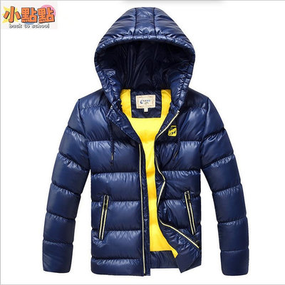 【小點點】高品質 7-16T 兒童男孩青少年冬季時尚加厚保暖外套