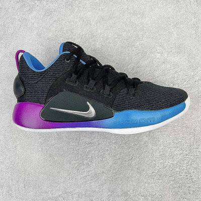 Nike Hyperdunk X low TB HD2018 實戰籃球鞋 黑藍紫 AR0464