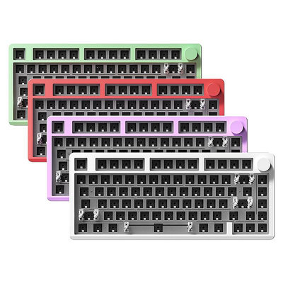 鍵盤 LEOBOG Hi8鋁坨坨機械鍵盤套件Gasket結構75%客制化三模
