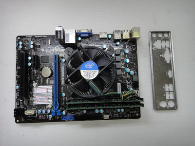 主機板[23]MSI-B75MA-E33+i7-2600-CPU+DDR3-8G-記憶體.看清楚說明.