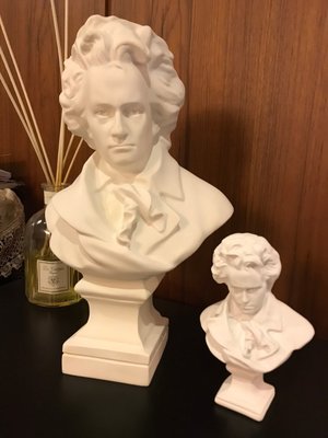 全新現貨 貝多芬 音樂家 造型人物雕像鋼琴小提琴古典樂音樂教室居家擺飾雕像石雕
