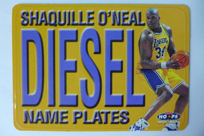~ Shaquille O`Neal ~NAME PLATES 票卡名稱設計 特殊卡