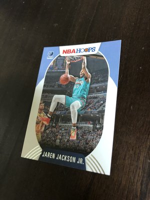 JAREN JACKSON JR 20-21 HOOPS 正規卡 編號 72 前後卡況如圖