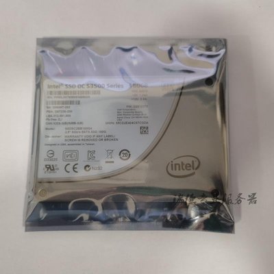 英特爾Intel  DC S3500 160GB SSD硬碟 現貨保一年SSDSC2BB160G4