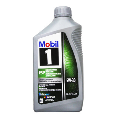 【易油網】【缺貨】MOBIL 1 ESP 5W30 美國版 機油 5W-30 汽柴油 平輸 shell total