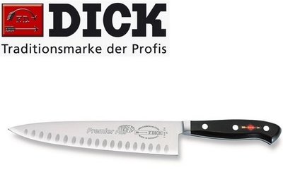 德國小屋* 德國 F. DICK 箭牌 Premier Plus 21公分 主廚刀 萬用刀 廚師刀 菜刀 （氣槽 氣孔）（非WMF/雙人/三叉/旬可參考