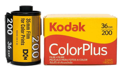 Kodak 柯達 ColorPlus 200 135底片 彩色負片 200度 彩色軟片 36張