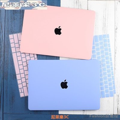 （尼萊樂3C）蘋果保護殼 macbook air pro 13 A2179 A2337 M1芯片薔薇粉藍 外殼 鍵盤膜