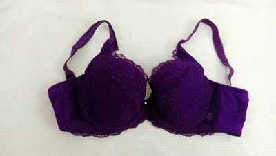 羅絲美 La Felino 紫色 內衣 刺繡圖案 內衣 E80. (36)台灣製