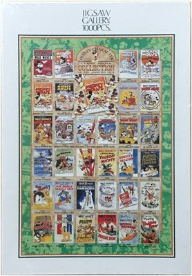 日本進口拼圖 迪士尼 米奇 經典海報 1000片絕版拼圖 1000-150