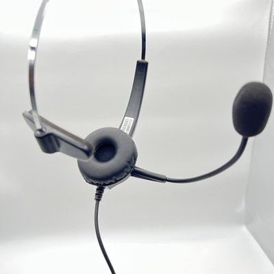 外接耳機麥克風 單耳含調音靜音耳機麥克風 眾通FCI DKT-525MD 耐用 類小羊皮質感耳套