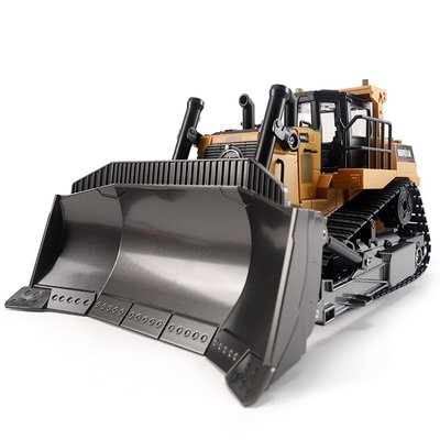 熱賣 569遙控重型推土機鏟車堆土工程車汽車模型合金兒童男孩玩具遙控車遙控玩具