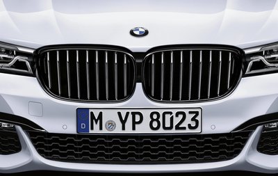 【樂駒】BMW G11 G12 M Performance 原廠 高亮黑 水箱罩  黑鼻頭 改裝 空力 套件 精品