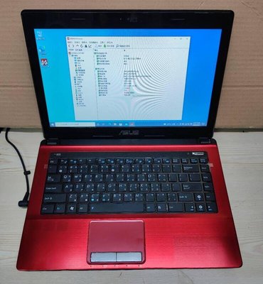 華碩筆電ASUS A43S 14吋 i5-2410M 6G 256gSSD GT540M(紅)