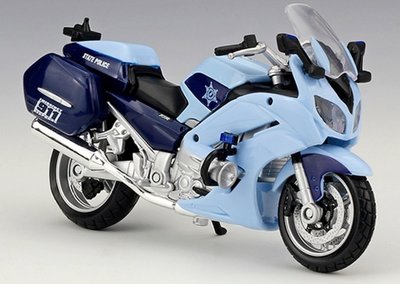 【山葉摩托車模型】Yamaha FJR1300A 藍色 重型機車模型 Maisto 美馳圖 1/18精品車模