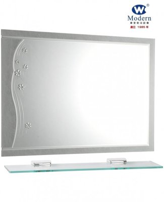 《台灣尚青生活館》摩登衛浴 NA-592 防霧鏡 化妝鏡 浴鏡 明鏡 浴室鏡子
