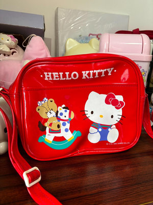 孤品絕版hellokitty凱蒂貓 kitty中古斜挎包 (3)