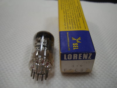 Lorenz ECC82 , 12AU7 真空管一只