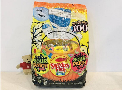 【Sunny Buy】◎即期◎ 萬聖節 sour patch 小酸人 Swedish Fish 瑞典魚 軟糖 100入