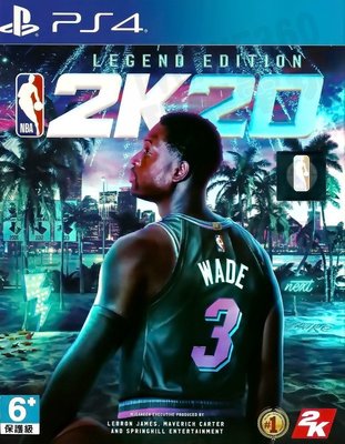 【全新未拆】PS4 美國職業籃球賽 2020 NBA 2K20 傳奇珍藏版 中文版【台中恐龍電玩】