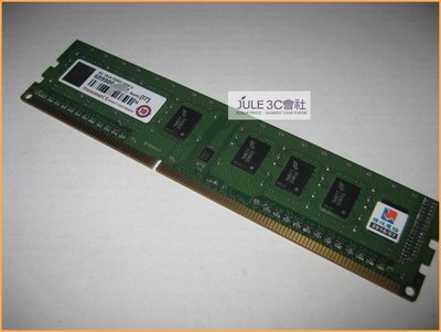 JULE 3C會社-正 創見 DDR3 1600 4GB 4G TS512MLK64V6H/單面/終保/桌上型 記憶體
