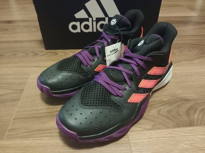 0籃球鞋Adidas Harden Stepback太陽隊配色大鬍子哈登外場神鞋US11.5 29.5cm全新正品公司貨