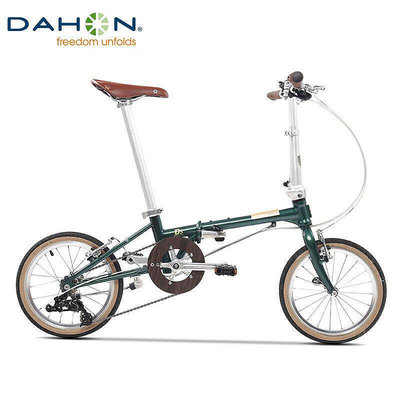 ：dahon大行16英寸鉻鉬鋼5變速折疊成人男女式學生復古單車D5