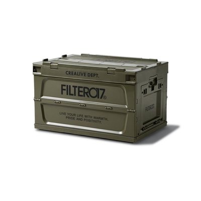 Filter017 雙側開摺疊收納箱 65L 露營 收納 摺疊箱