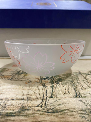 橘吉 櫻花硝子玻璃碗 缽 冰淇淋碗 沙拉碗