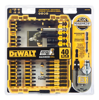 得偉 DEWALT DWA2T40IR 40件衝擊起子組 無刷衝擊起子機可用 電動電鑽可用
