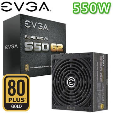 【捷修電腦。士林】艾維克 EVGA SuperNOVA 550 G2 80PLUS 金牌 電源供應器 $ 3690
