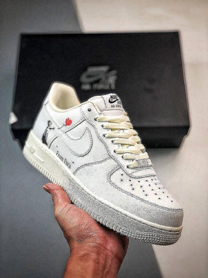 Nike AF1 Air Force 1 07 Low 愛心情人節休閑