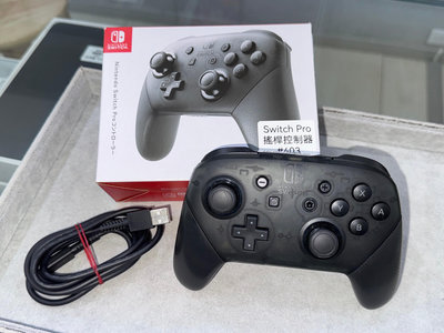 Switch Pro搖桿控制器 黑色 二手手把 #403