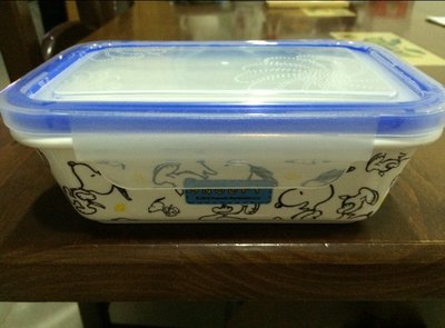 (全新) snoopy 史努比 馬卡龍陶瓷保鮮盒