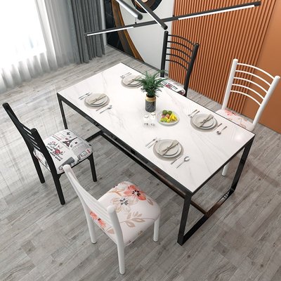 現貨簡易餐椅現代簡約經濟型家用餐廳靠背凳子北歐化妝椅書桌鐵藝椅子~特價