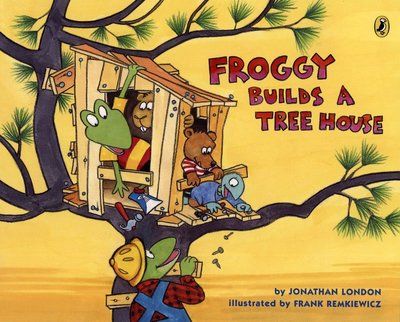 ＊小貝比的家＊FROGGY BUILDS A TREE HOUSE/平裝書/3~6歲
