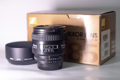 Nikon AF 85mm F1.8D 人像、全幅 榮泰公司貨有盒單