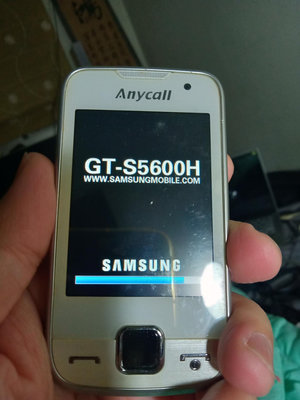 大媽桂二手屋，Samsung Anycall 三星 GT-5600H 3G 觸控手機，白色，功能正常