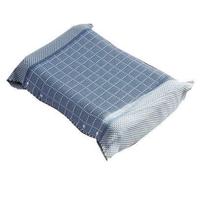 枕巾一對裝防滑不脫落魔術枕套家用簡約北歐紗布卡扣枕頭