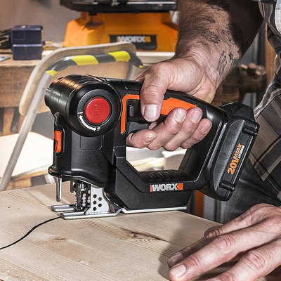 新品威克士多功能曲線鋸WX550 家用小型往復鋸木工切割充電式電動工具