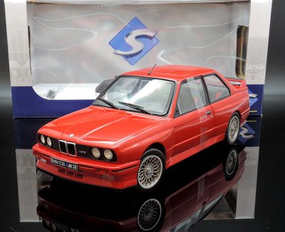 【M.A.S.H】[現貨特價] Solido 1/18 BMW M3 E30 1990 red