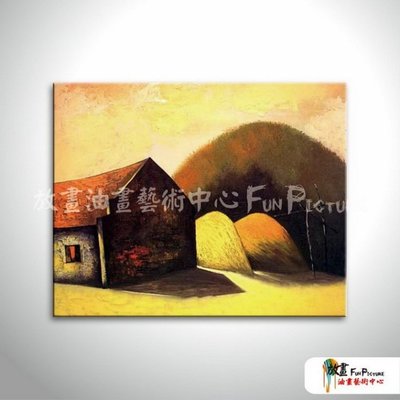 【放畫藝術】越南景90 純手繪 油畫 橫幅 褐咖 中性色系 藝術品 裝飾 無框畫 裝潢 室內設計 客廳掛畫