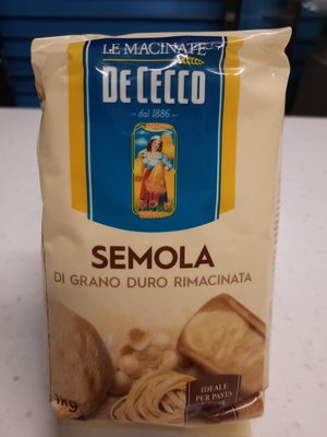 DE CECCO SEMOLA FLOUR  得科 杜蘭小麥粉 義大利麵.餃專用麵粉