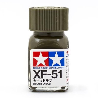 【TAMIYA XF-51】油性 消光 琺瑯 模型漆 手工藝 卡其褐色 10ml