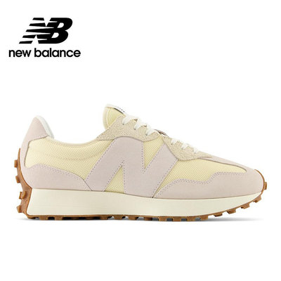 New Balance 男女款(參考男款尺寸) 復古鞋 杏黃色 D寬楦 KAORACER MS327RC